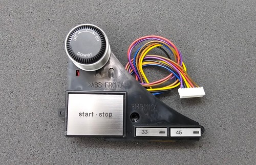 ロネル　Technics mk5 2台セット樽屋針マット付き Technics Sl1200, Sl1210 Mk5,mk6 On/of switch Assembly. White