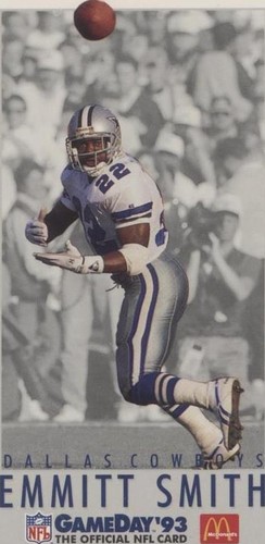 1993 Fleer McDonald's NFL GameDay Emmitt Smith #MCD14