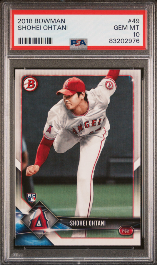 スーパーセール 半額タイムセール PSA 10 Shohei Ohtani 2018 Bowman #49 RC Rookie Card Los その他