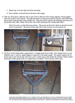 Plans to build a firewood or small bale (hay/straw) conveyor or elevator