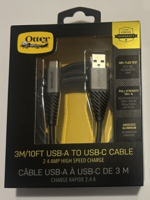 Otterbox USB Type-A to Type-C Cable 10 ft (3M)