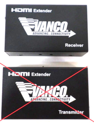 RECEIVER ONLY FOR VANCO 280501 HDMI EXTENDER RECEIVER ONLY