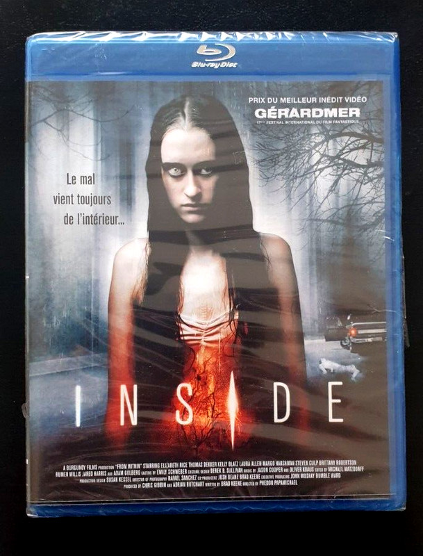 Blu Ray Inside / Elizabeth Rice - Thomas Dekker - Kelly Blatz - Laura Allen Neuf