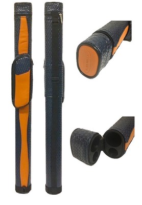 New Delta 1x1 Sport Brown Cue Case - Heavy Duty Hard Tube Case - Delta Mnfg