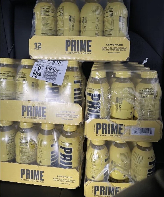Prime Hydration 12 pack NEW FLAVOR Lemonade ( Early Access