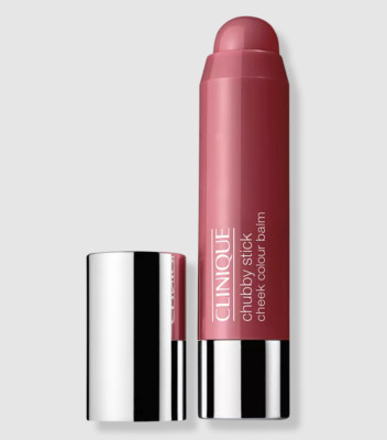 Clinique Chubby Stick Cheek Color Balm  04 Plumped Up Peony Full Size 0.21oz NIB