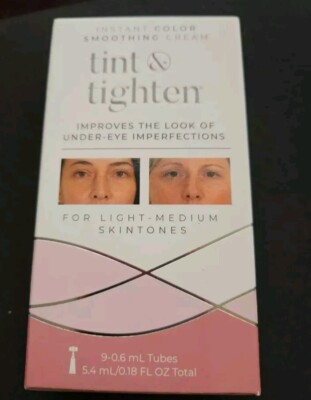 Tint & Tighten Instant Color Smoothing Cream For Light-Medium Skintones 9 Tubes