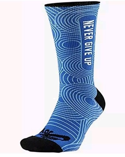 Nike Basketball Crew Sock MEDIUM Men 6-8, W 6-10 Blue Black Db Doernbecher Elite