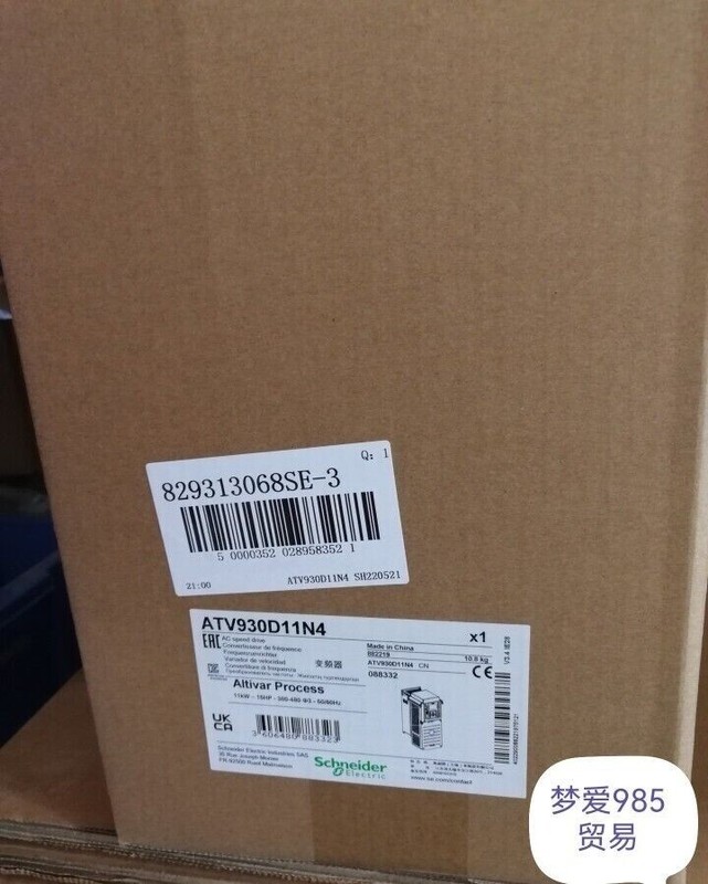 1pc New Schneider Atv930d11n4 Inverter Expendited Shipping Atv930d11n4