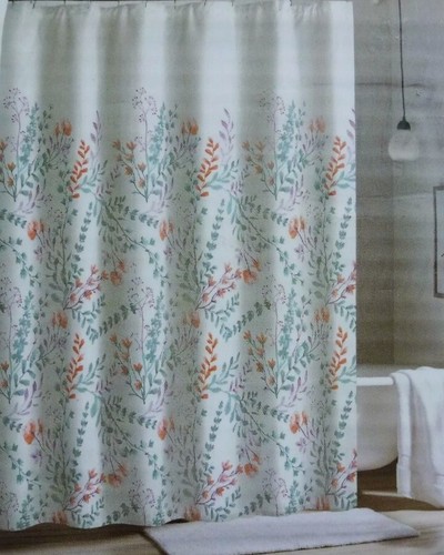 Annie Floral White Multicolored 72x72 In New