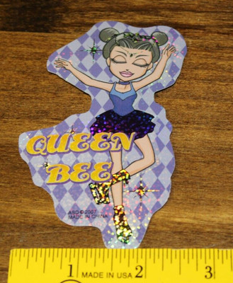 ''Queen Bee'' Vending Machine All Star Girls Holofoil Sticker 2007