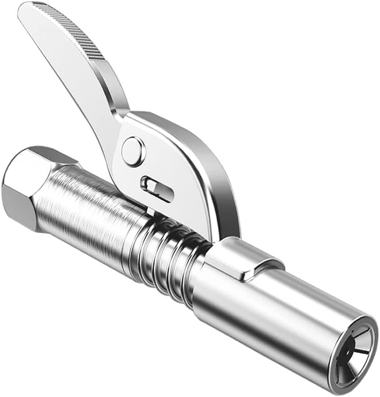 Grease Gun Coupler, 1 Pack High Pressure Grease Nipple Compatible with All Greas