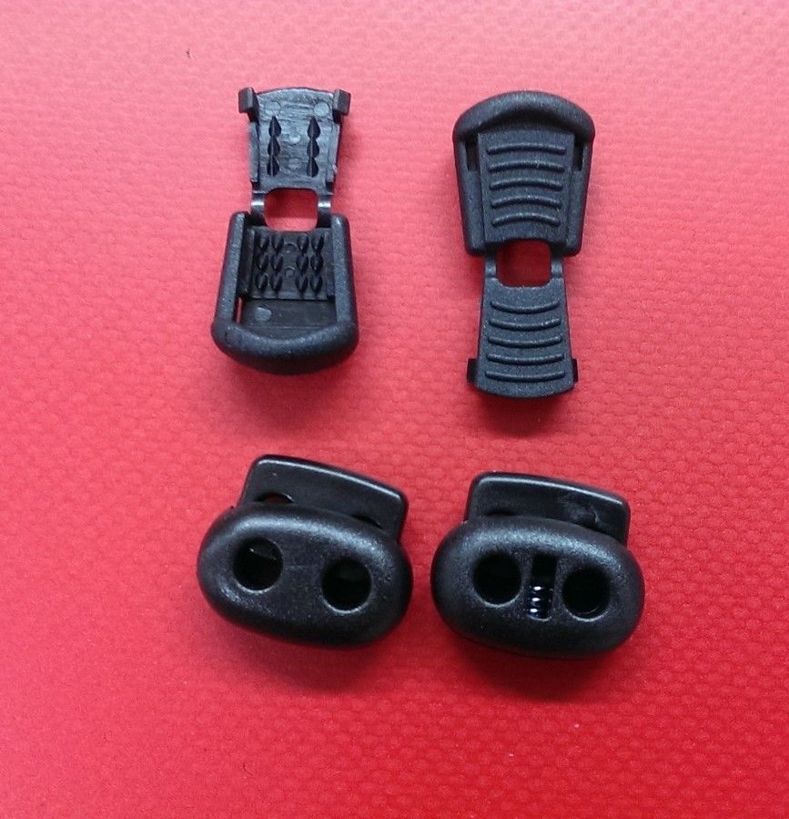 No Tie Elastic Shoelace Lock Laces Shoe Strings Fastening Sports Locking Toggle 