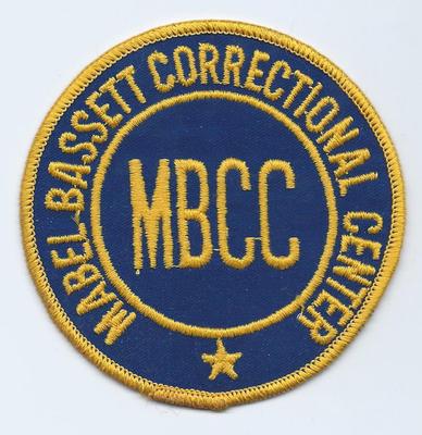 VINTAGE Mabel Bassett Correctional Center Oklahoma Patch NEW and UNUSED 4'' 