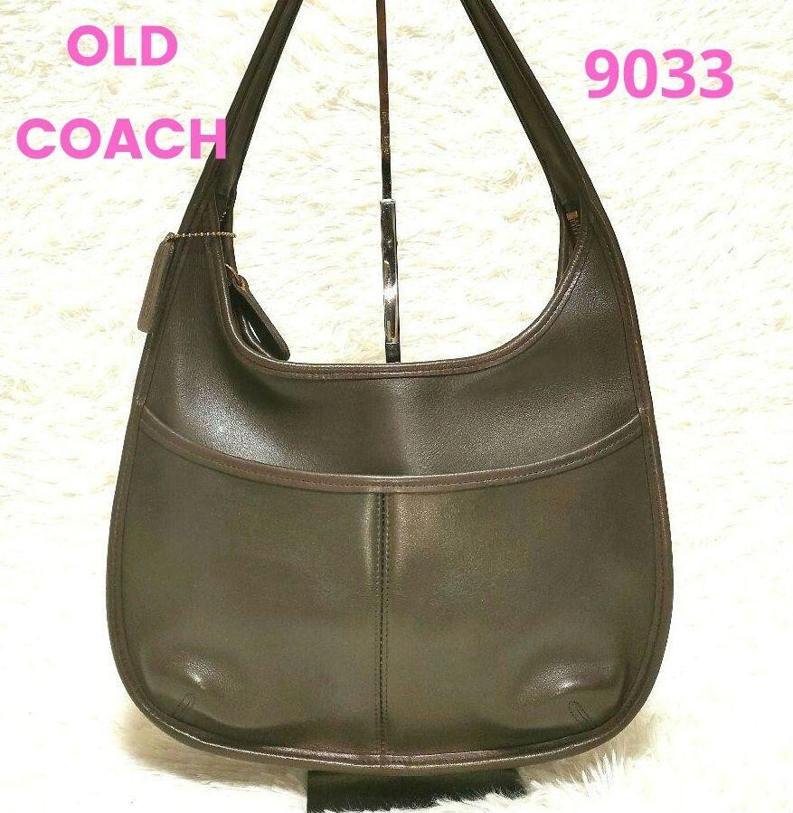 Extremely Rare Made In USA Old Coach 9033 Shoulder Bag Dark