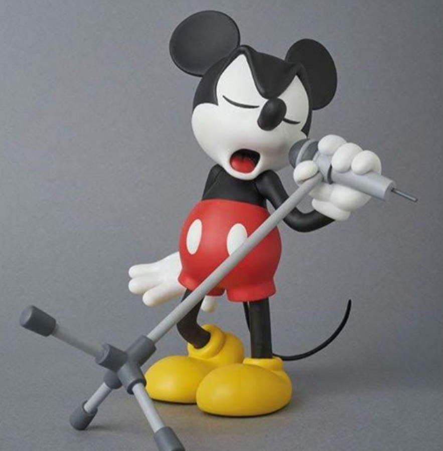 Number Nine Disney Mickey Mouse Microphone Figure / Brought