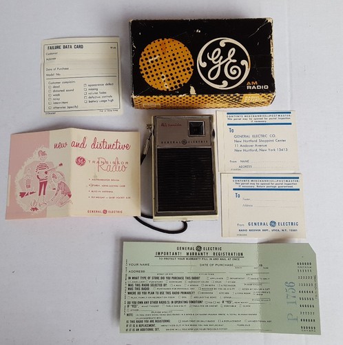 Vintage General Electric ALL transistor radio | eBay