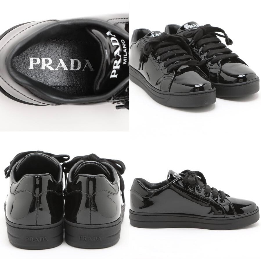 【PRADA】サイズ38 トップス　黒 PRADA】サイズ38 トップス 黒