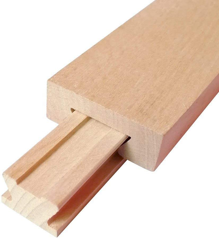 17-3/4 Inches Classic Wood Center Guide Track With