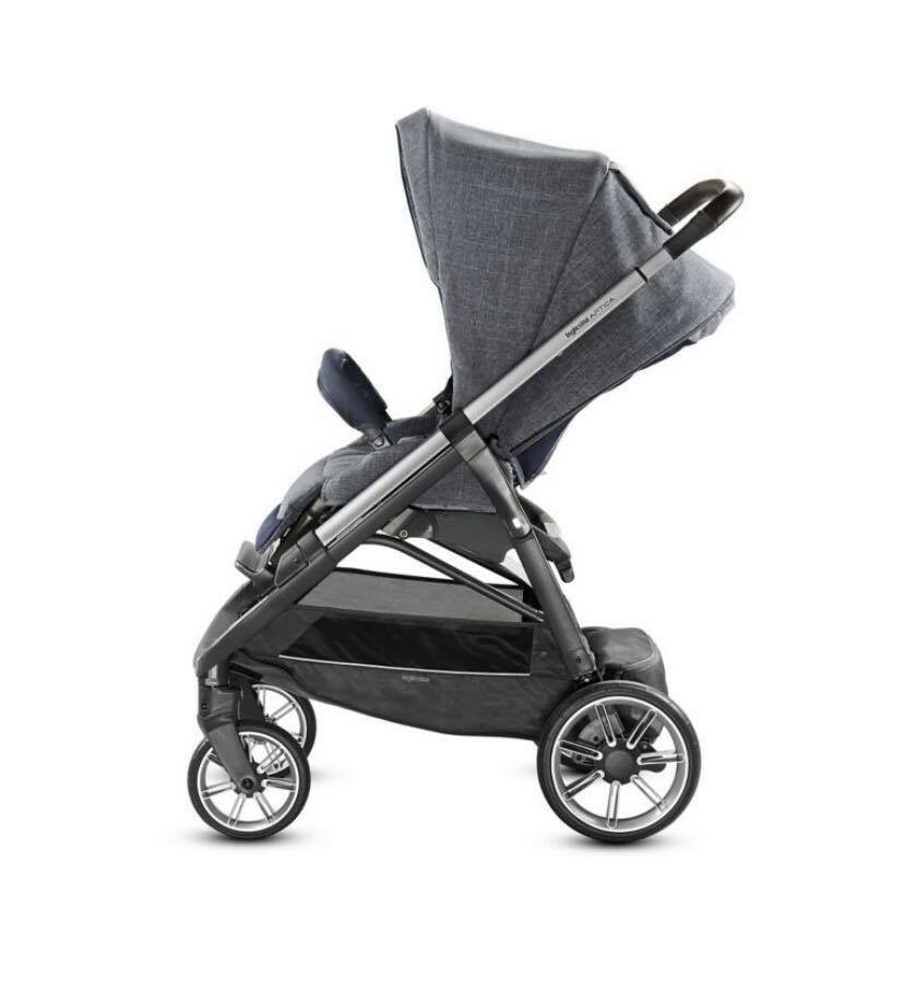 Inglesina Aptica One Hand Open Close Compact Fold Baby Stroller Niagara Blue NEW