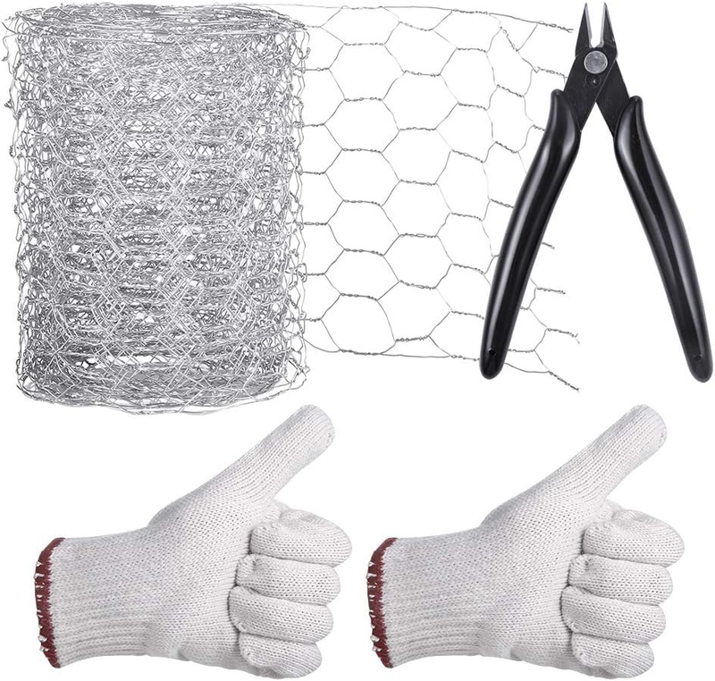 Aboofx Chicken Wire for Craft, 118 X 4 Inch Floral Chicken Wire Net, Hexagonal C