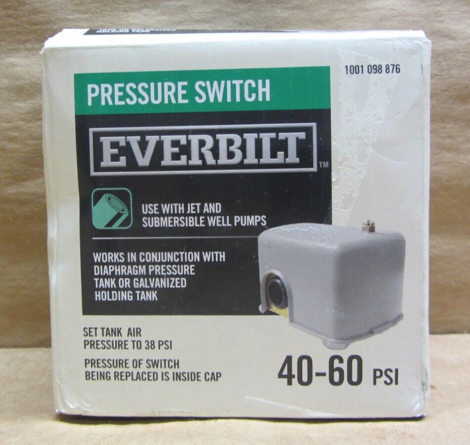Everbilt Pressure Switch For Well Pump | Well-pumps