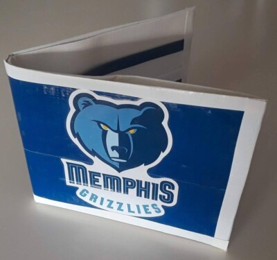 Memphis Grizzlies NBA Basketball Bi-Fold Duct Tape Wallet handmade duck