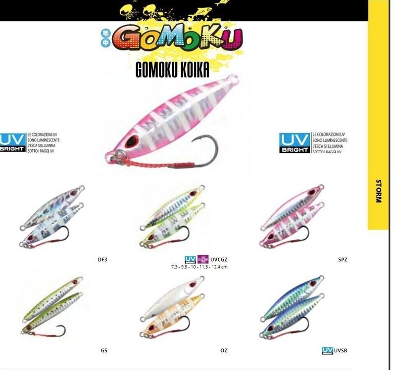 Artificiale Jig Storm Gomoku Koika Slow Pitch Jigging