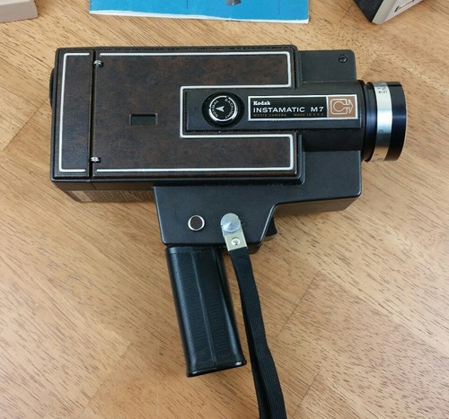 Kodak Vtg Movie Camera Lot Instamatic M7 124 Plress Tape Splicer 8mm 16mm