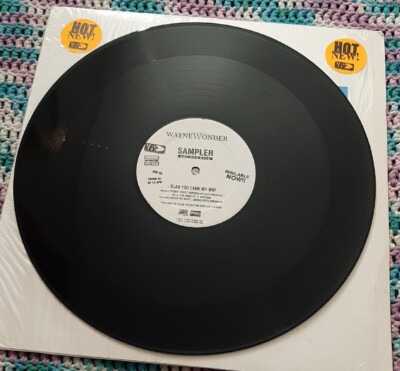 Wayne Wonder promo 12'' Sampler Glad You Came My Way / Bounce Along PROMO 96 vg+