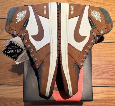 NIKE AIR JORDAN 1 ELEMENT GORE-TEX LEGEND COFFEE SAND SIZE 10.5 NEW IN BOX