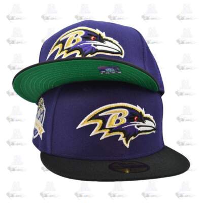 New Era Baltimore Ravens Black Green White Yellow Red