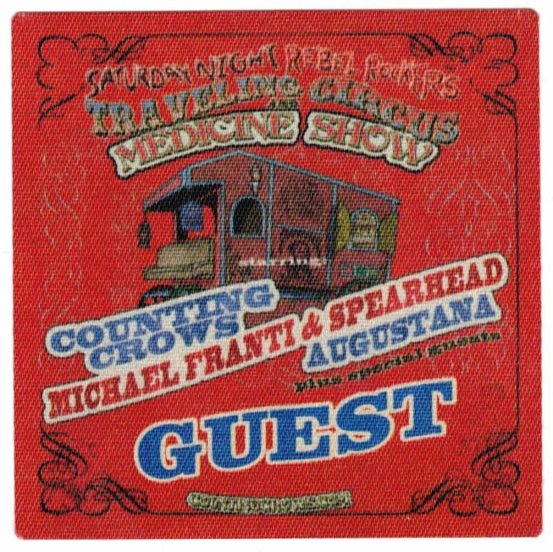Counting Crows Traveling Circus Guest Cloth Backstage Pass. OTTO