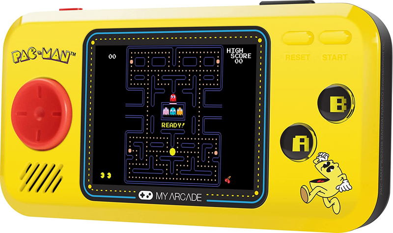 Handheld Game Console: 3 Built In Games, Pac-man, Pac-pa