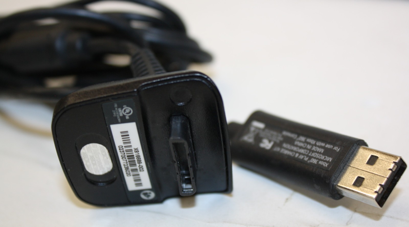 Microsoft Xbox 360 X816689 USB Controller Charger Cable Wireless to Wired Cable