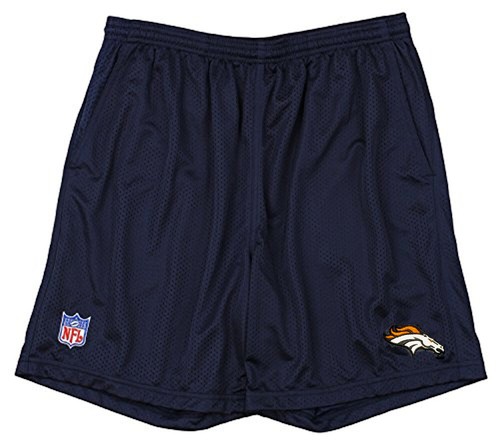 

Мужские тренировочные шорты для тренеров Reebok NFL Denver Broncos, темно-синие, Navy