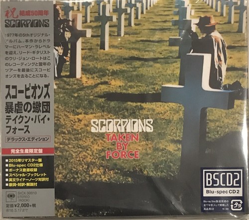 Scorpions - Taken by Force CD Sony Int'l – SICX-30010