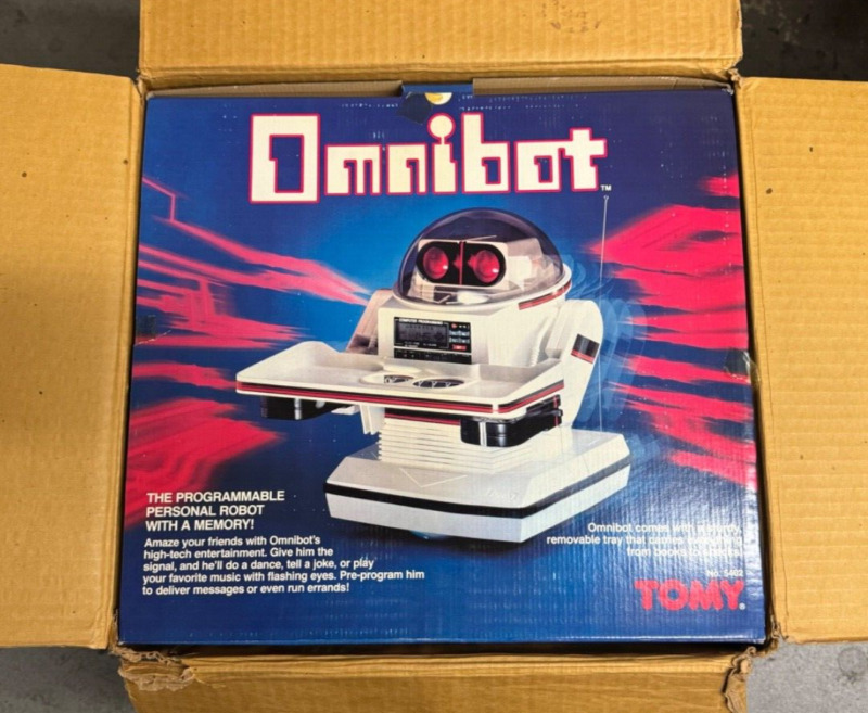 tomy omnibot 5402 Programmable personal robot NIB