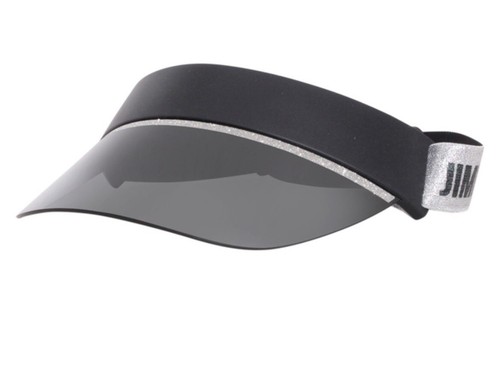 JIMMY CHOO CALIX BSC Sun Visor Black Silver Grey Gradient