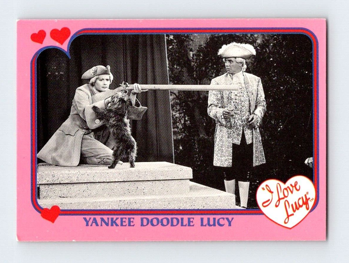 Lucy　0107 ♡ YANKEE DOODLE LUCY #107 I Love Lucy Pacific Trading Card