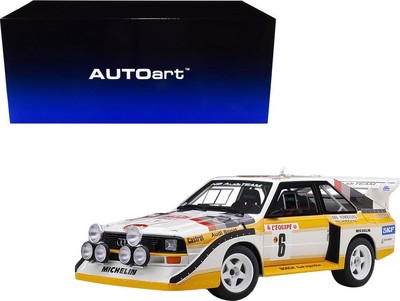 Audi Sport Quattro S1 #6 H. Mikkola - A. Hertz Rally Monte Carlo (1986) 1/18 Car