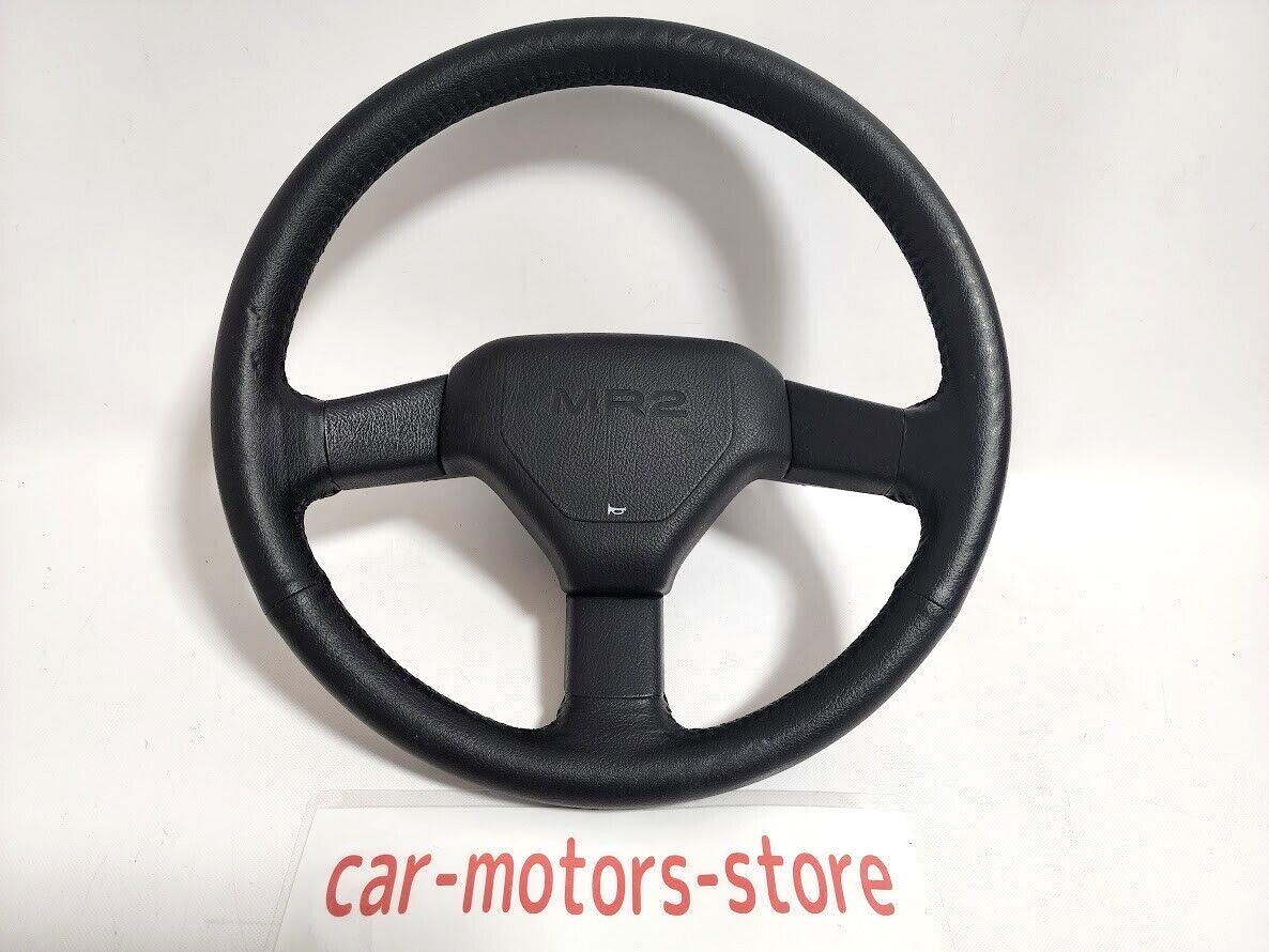 TOYOTA mr2 aw11 MR-2 純正レザー　ステアリング　極上品 美品 Toyota MR2 MR-2 AW11 Late Model Genuine Steering Wheel | eBay