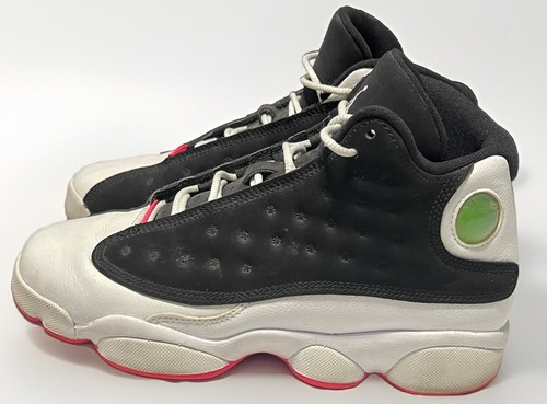 NIKE AIR JORDAN RETRO 13 GG BLACK-HYPER PINK SZ 5.5Y-WOMENS