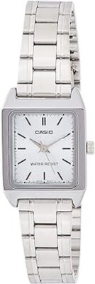 Casio LTP-V007D-2E NEW Women's Quartz Watch Silver Tone Stainless Steel Band