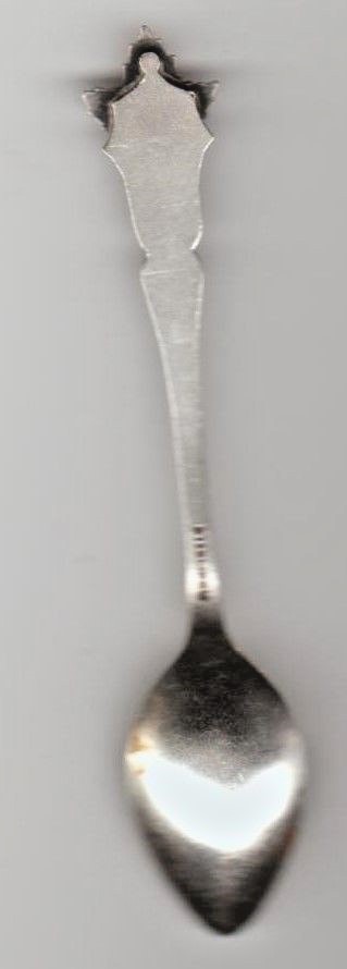 Ste. Anne Canada Sterling SILVER Souvenir Spoon Colorful Enamel Maple Leaf L/E