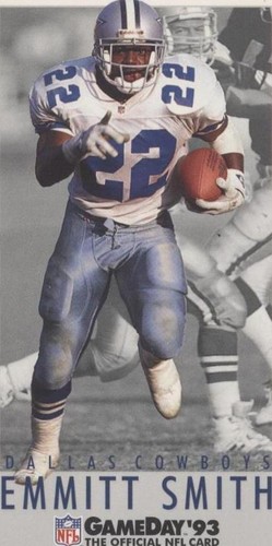 1993 Fleer GameDay Emmitt Smith #22