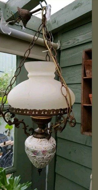 Vintage French Ornate Ceiling Light In Barton On Sea Hampshire