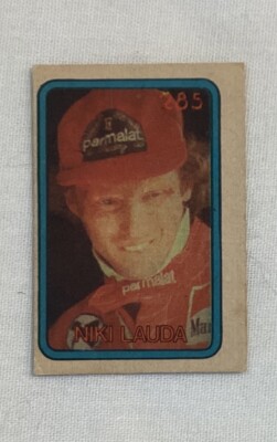 NIKI LAUDA 1979 CHOCOLATES TORRAS HACE MILLONES DE ANOS CARD #285 (PSA POP 0)