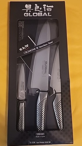 With Chef's, Utility And Paring Knife, 3, S...