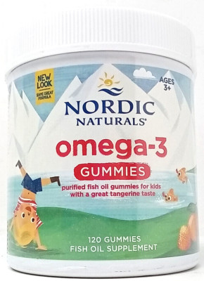 Nordic Naturals - Omega-3 Gummies - 120 Ct - EXP: 10/25
